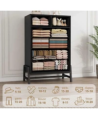 gaomon 50.5 Inch Tall 5 Drawer Wood Freestanding Modern Dresser