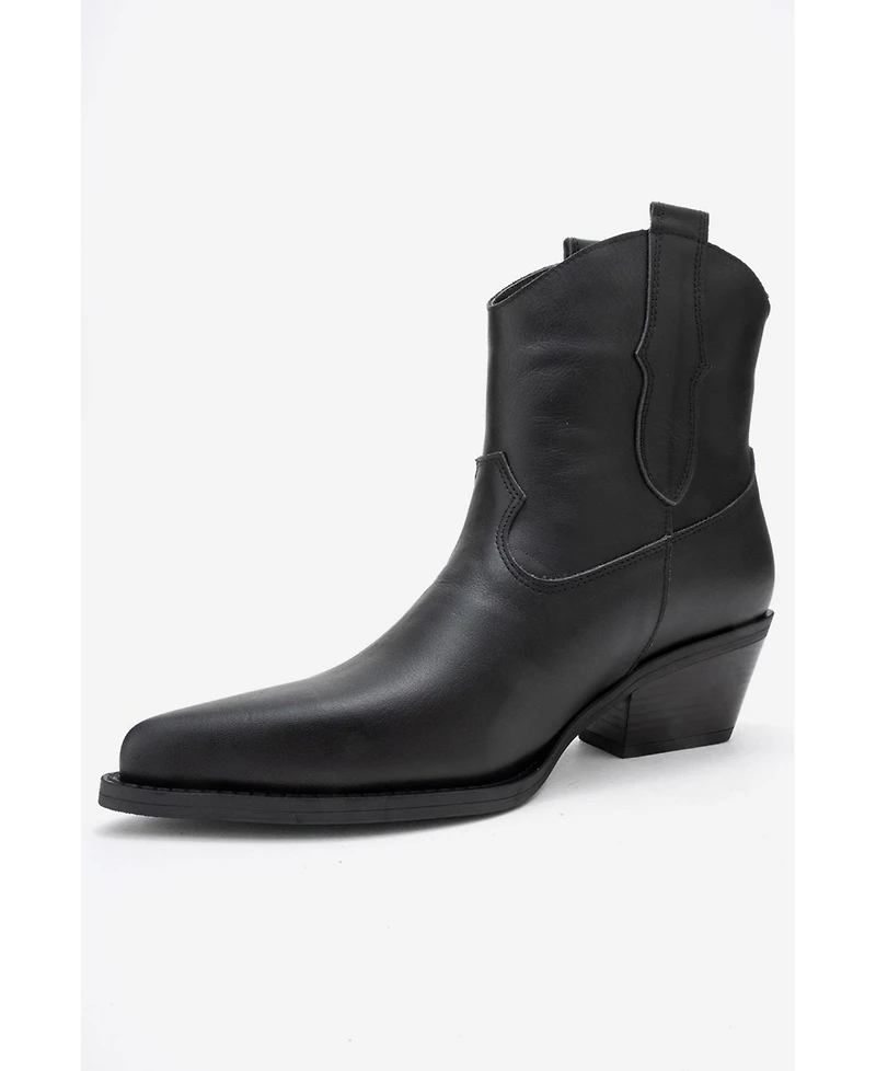 Forever & Always Shoes Women's Elia Leather Western Boot