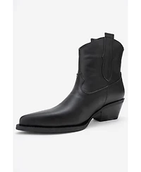 Forever & Always Shoes Women's Elia Leather Western Boot