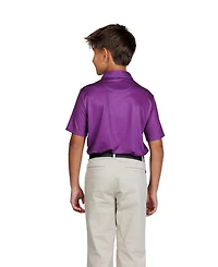 Tailorbyrd Boys Mini Houndstooth Performance Polo