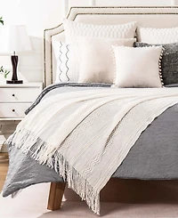 Battilo Texture Triple Zig-Zag Lightweight Throw, 50" x 60"