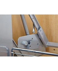 Rev-a-Shelf 24" Kitchen Pulldown Wall Cabinet Shelf System, Gray, 5PD-24FOG