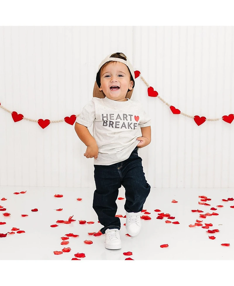 Sweet Wink Big Boys Heartbreaker Valentine's Day Short Sleeve T-Shirt