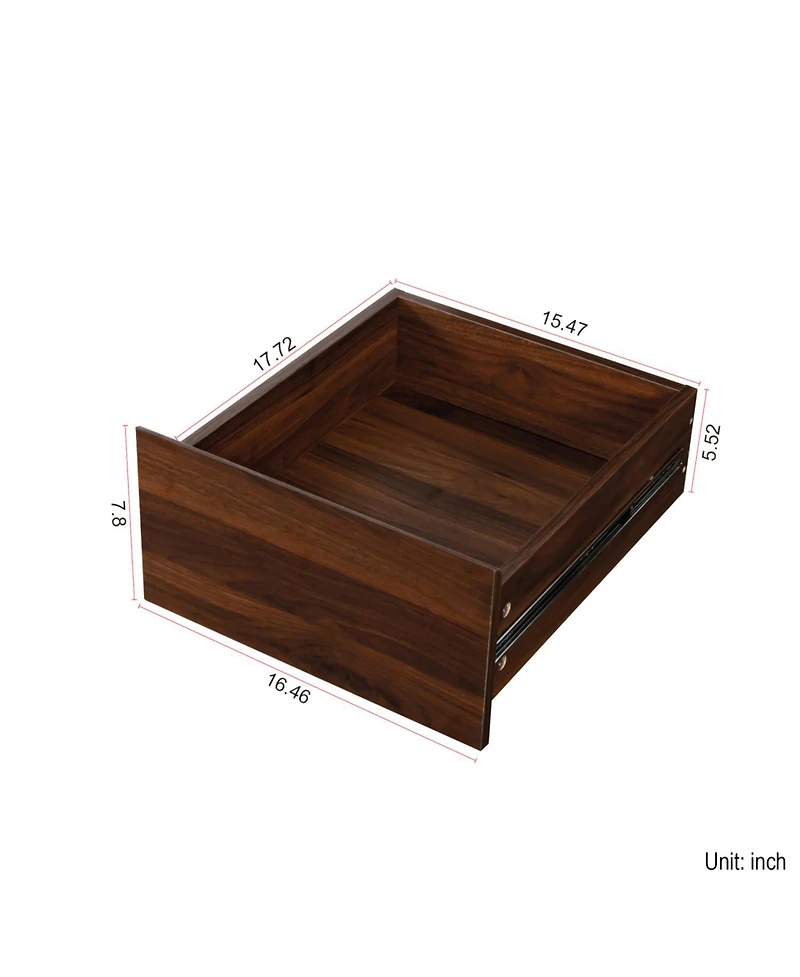 Streamdale Furniture Computer Desk with Drawers & Extendable Table