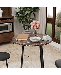 Streamdale Furniture 3-Piece Bar Table Set with 2 Bar Stools