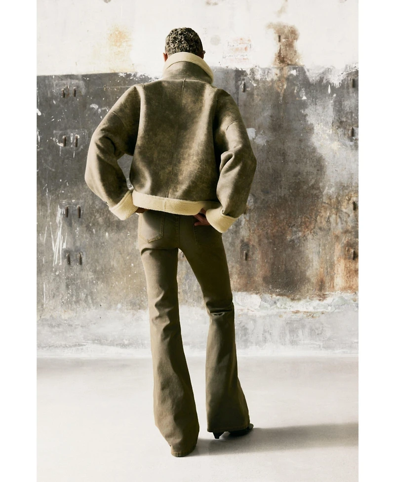 Desigual Women's Flared Long Trousers