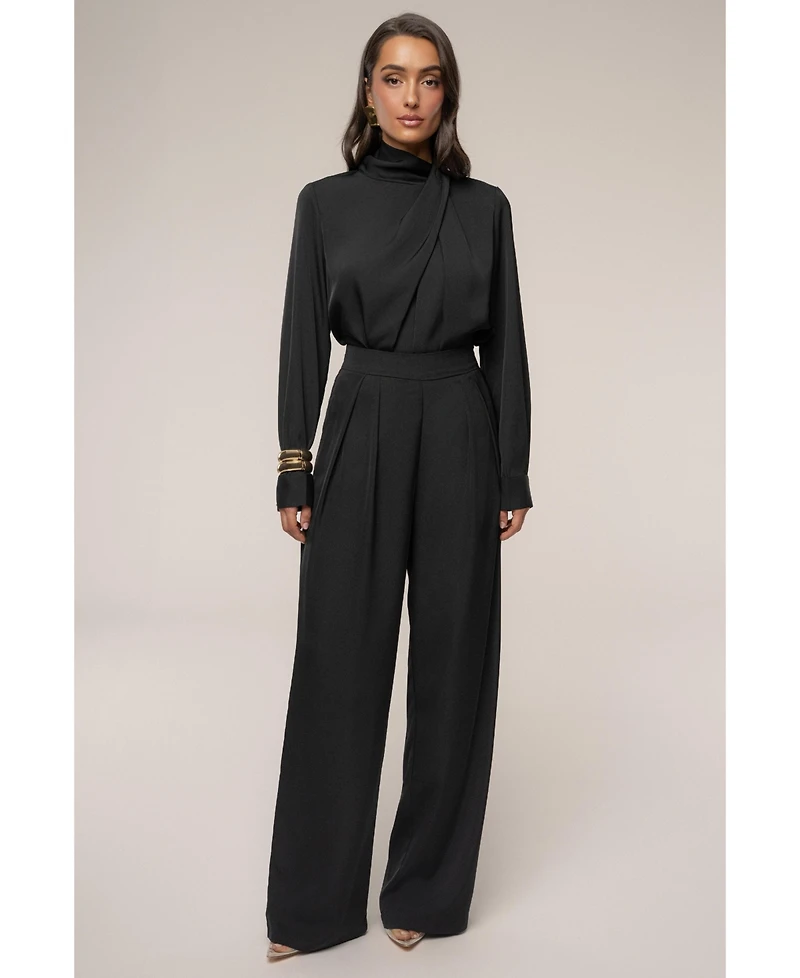 Jluxlabel Women's Alexa Satin Blouse