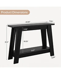 Tribesigns 41.3" Farmhouse Console Table
