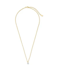 Sterling Forever Round Cz Prong Set Pendant