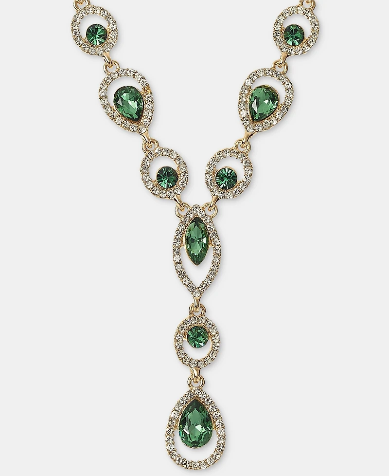 Givenchy Crystal 16" Lariat Necklace