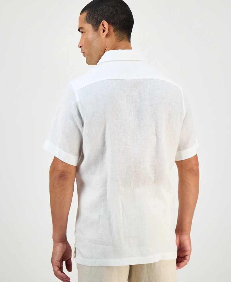 Club Room Men's 100% Linen Shirt