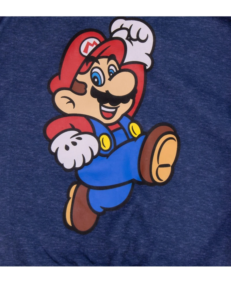 Mario Little Boys Super Hooded Fleece Varsity Jacket