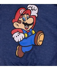 Mario Little Boys Super Hooded Fleece Varsity Jacket