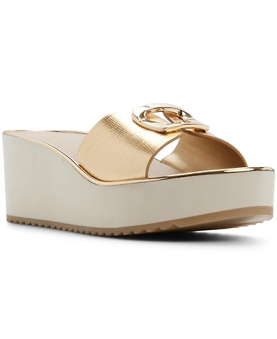 Aldo Women's Menhaden Wedge Slip-On Sandals