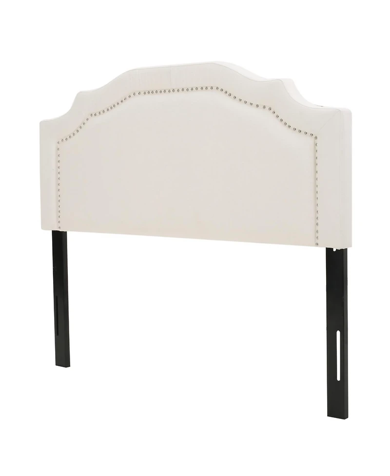 Streamdale Furniture Streamdale Button-Accented Headboard with Iron Legs