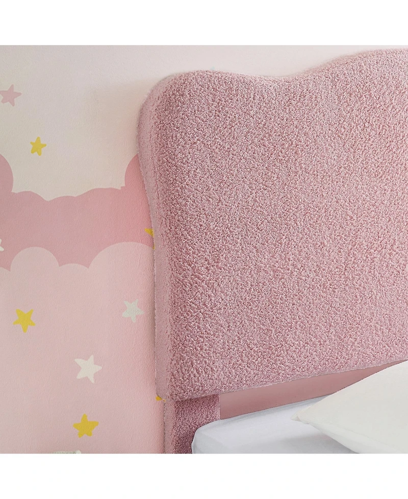 gaomon Easy Assembly Twin Bed Frames- Upholstered Twin Bed Platform Space Saving, for Living Room