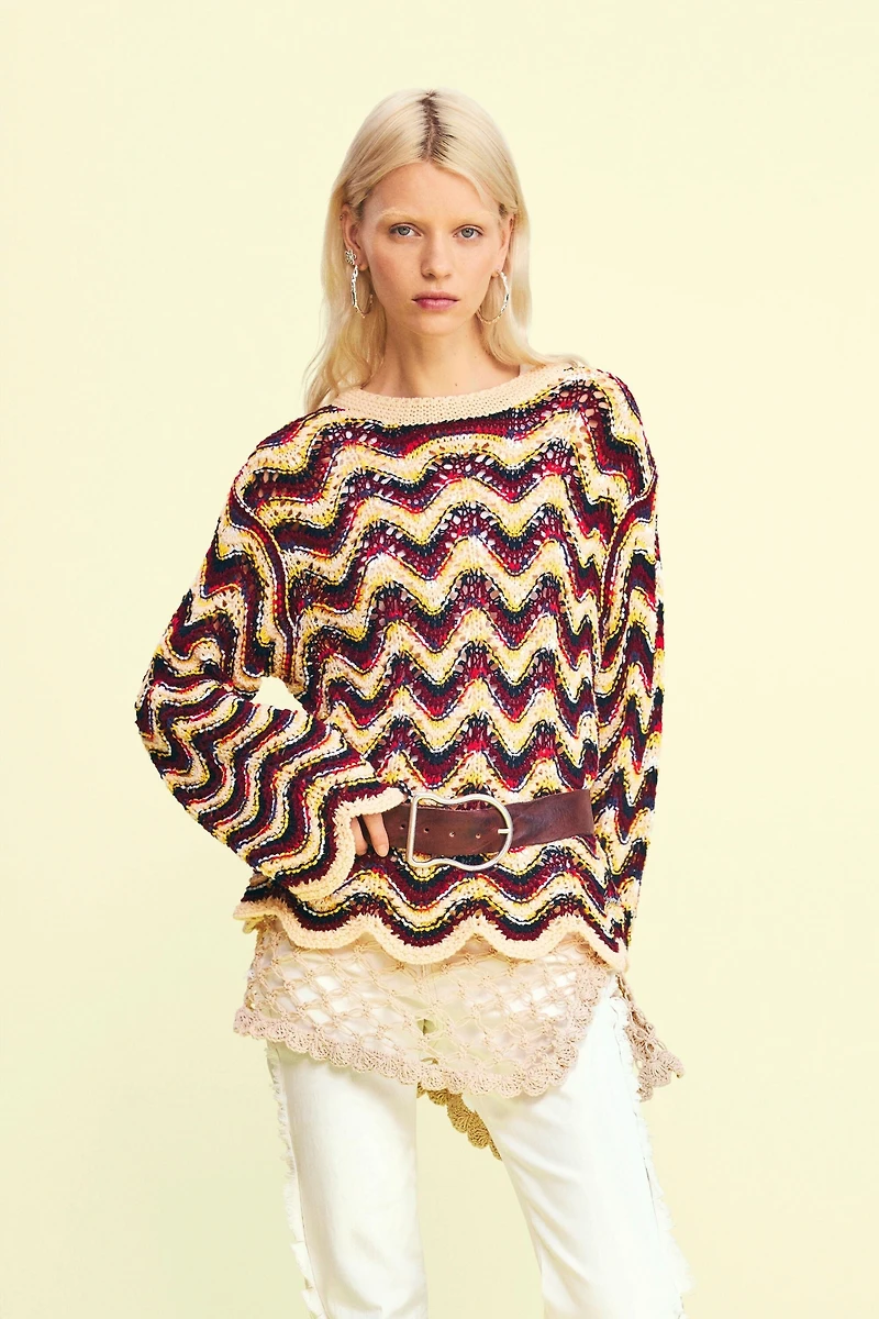 Desigual Women's Studio leather belt with oval buckle