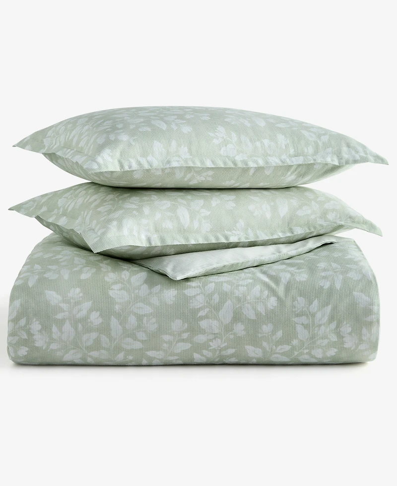 Charter Club Willow Print 2-Pc. Duvet Cover Set, Twin