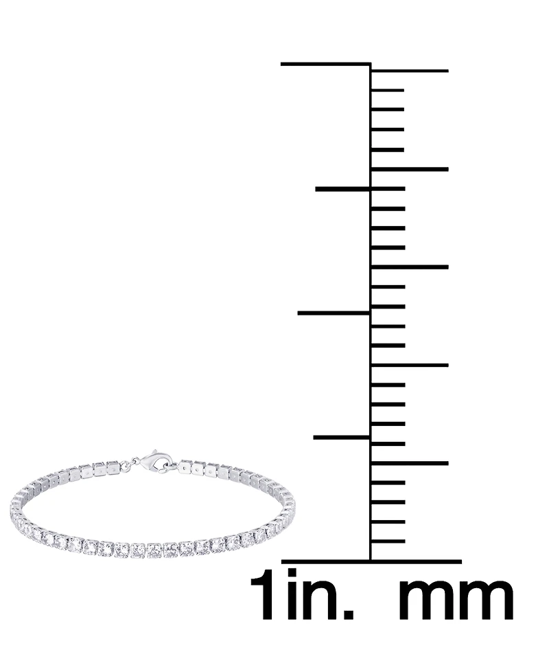 Macy's Cubic Zirconia (8.82 ct. t.w.) Laydown Bracelet