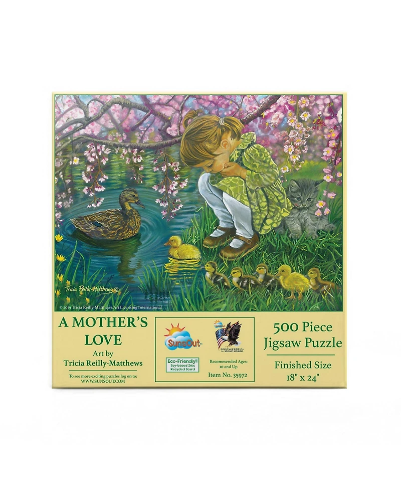 SunsOut A Mother's Love 500 piece Jigsaw Puzzle for Adults Mothers Day