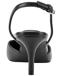 Bandolino Women's Pracen Bow Pointy Toe Slingback Pumps