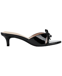 Bandolino Women's Rissie Bow Slip-On Dress Sandals