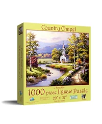 SunsOut Country Chapel 1000 piece Jigsaw Puzzle for Adults