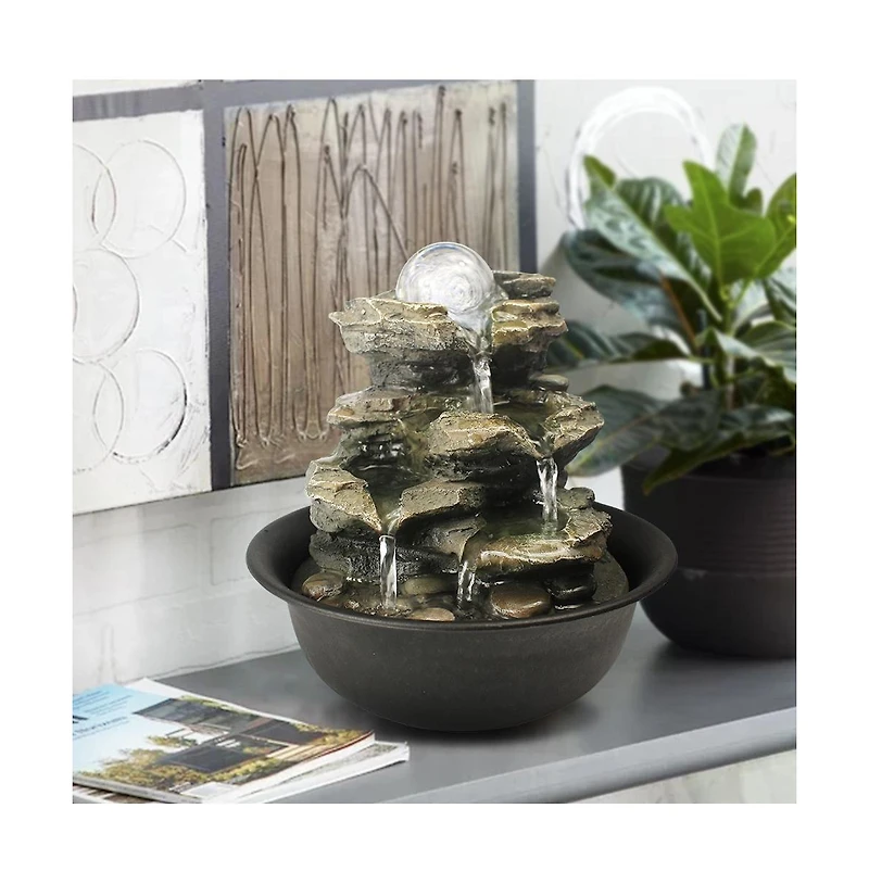 SunJet 11" Spinning Orb Tabletop Fountain