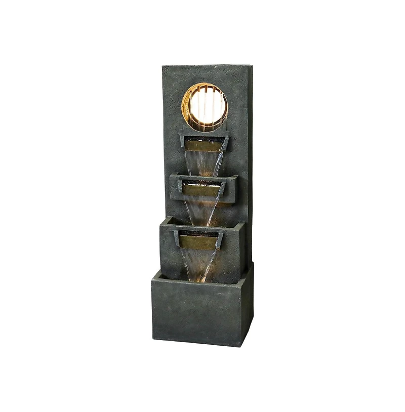 SunJet 39.3"H Modern Outdoor Fountain