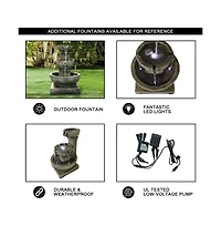 SunJet Outdoor Waterfall Fountain