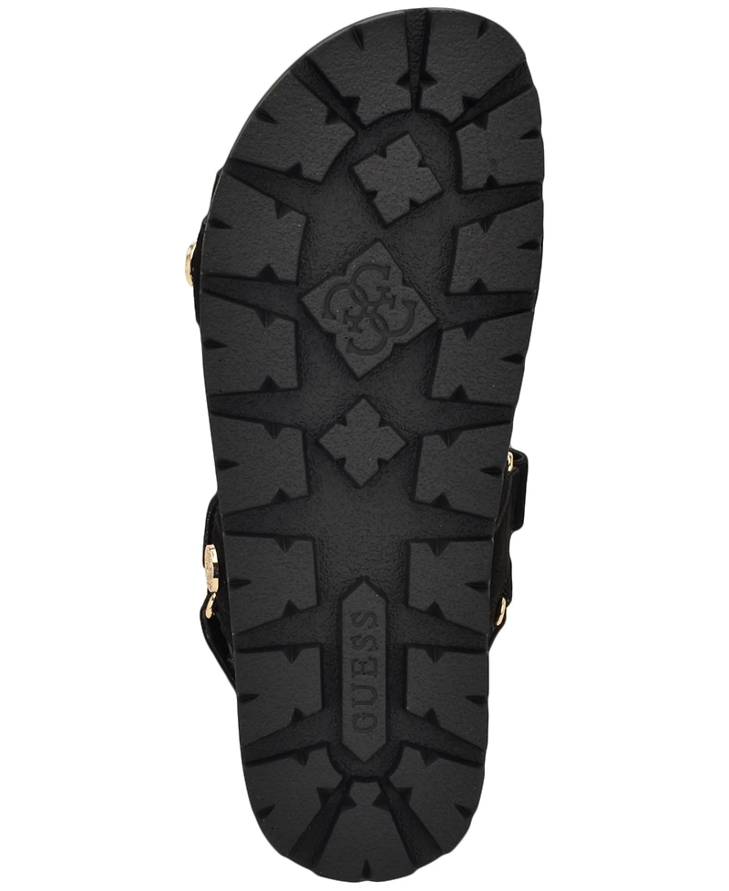 Guess Women's Florizy Lug Sole Footbed Sandal