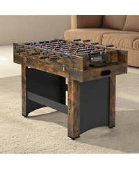 Sugift 3-in-1 Game Table 54" Combo Table with Air Hockey Ping Pong and Foosball