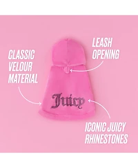 Juicy Couture Bling Velour Pet Hoodie