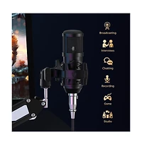 Artudatech Pro Sound Card Kit for Live Streaming Featuring Otg Clear Audio, 16 Sound & 14 Voice Effects