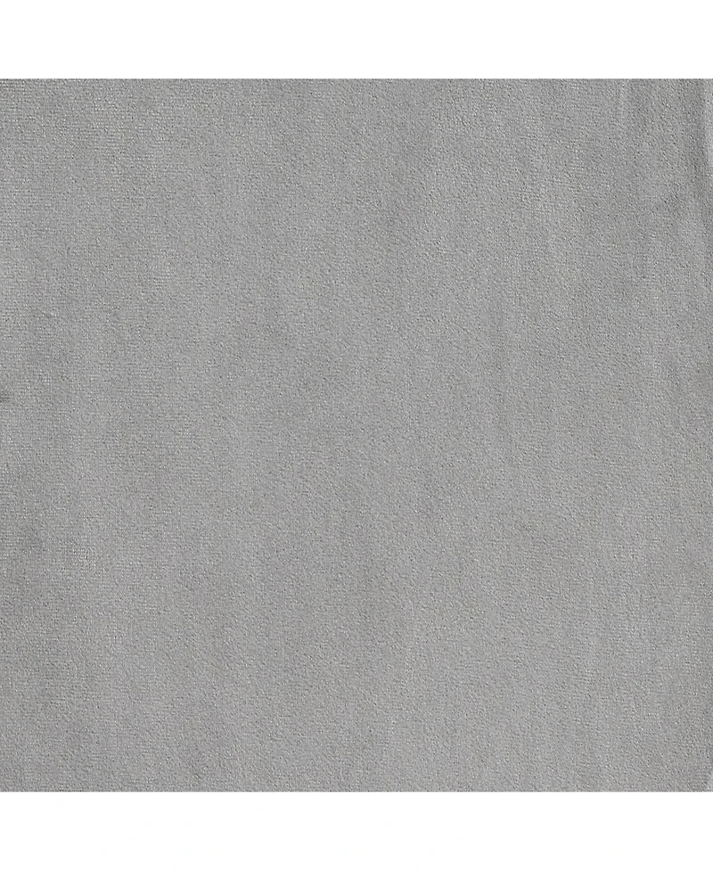 Simplie Fun Gray Velvet Upholstered Queen Platform Bed