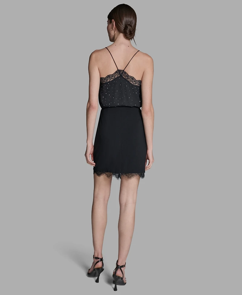 Bcbg Women's Lace Pencil Skirt