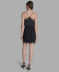 Bcbg Women's Lace Pencil Skirt