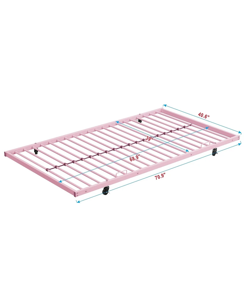 Streamdale Furniture Metal Bunk Bed with trundle