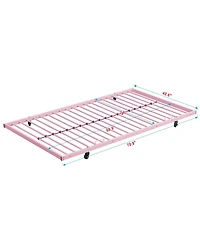 Streamdale Furniture Metal Bunk Bed with trundle