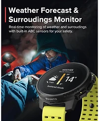 Suunto Vertical Steel Solar Gps Sports Watch with Sapphire Touchscreen, Heart Rate and Sleep Tracker - Canyon