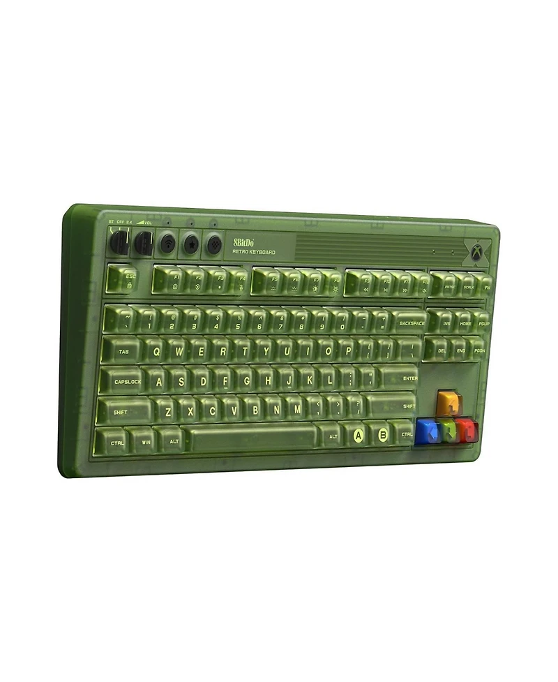 8BitDo Retro 87 Mechanical Rgb Backlit Wireless Gaming Keyboard for Windows and Android - Xbox Edition - Officially Licensed