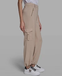 Karl Lagerfeld Paris Women's Cropped Cargo Pants