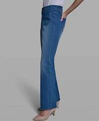 Karl Lagerfeld Paris Women's Straight Leg Jeans