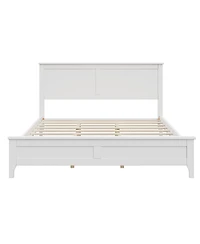 Streamdale Furniture Queen Solid Wood Platform Bed