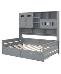 Streamdale Furniture Premium Daybed with Storage and Shelf