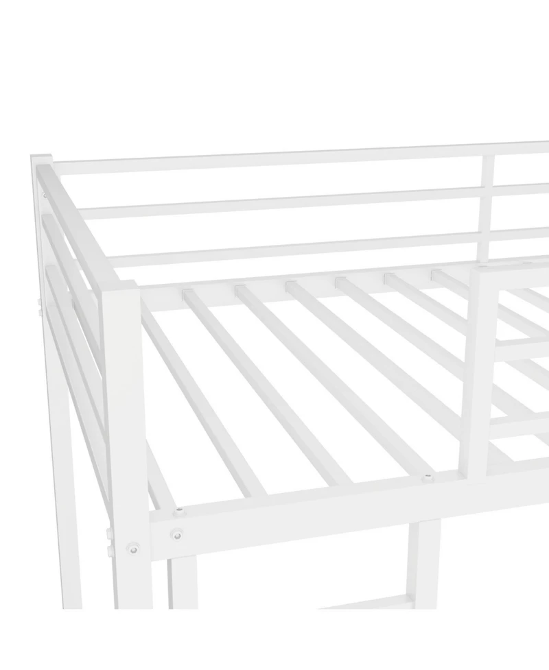 Streamdale Furniture Metal Twin over Twin Bunk Bed/ Heavy-duty Sturdy Metal/ Noise Reduced/ Safety Guardrail/No Box Spring Needed