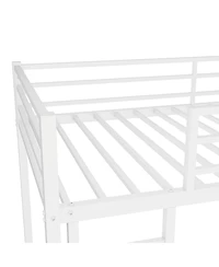 Streamdale Furniture Metal Twin over Twin Bunk Bed/ Heavy-duty Sturdy Metal/ Noise Reduced/ Safety Guardrail/No Box Spring Needed