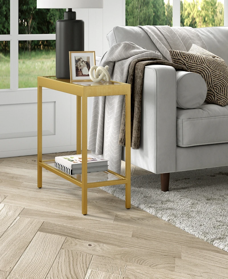 Hudson & Canal Alexis 24" Wide Rectangular Side Table