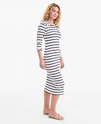 On 34th Women's Striped Sailor Knit Midi Dress, Macy's Exclusive