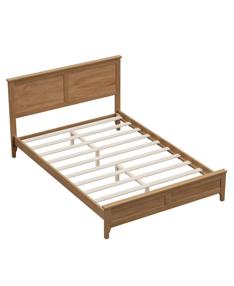 Streamdale Furniture Solid Wood Full Platform Bed